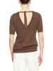 comma Blusenshirt in schoko - 0001