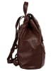 Samantha Look City-Rucksack echt Leder in braun