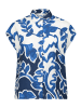 BETTY & CO Bluse in indigo weiß