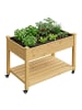 relaxdays Hochbeet in Natur - (B)105 x (H)84 x (T)56,5 cm