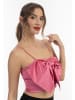 faina Top Mit Schleife in Rosa