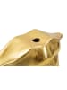 Mauro Ferretti Goldene Harzvase in Lippenform, 23 x 8 x 12 cm