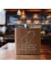 Mr. & Mrs. Panda Hip Flask Capybara Blume mit Spruch in Braun