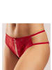PETITE FLEUR GOLD Slip-Ouvert in rot