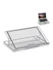 relaxdays Laptopständer in Silber - (B)37 x (H)14,5 x (T)25 cm