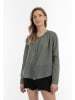 DreiMaster Damen Langarmbluse in Oliv