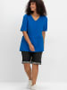 sheego T-Shirt in kobaltblau
