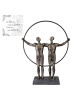 GILDE Skulptur two men bronzefarben - (H) 35,5 cm