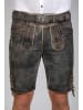 Edelnice Kurze Wildbock Lederhose Tom in braun