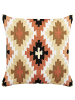 Beliani Dekokissen SERAMPORE in Bunt/Weiß/Schwarz - (W) 50 x (H) 10 x (L) 50 cm