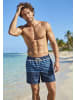 John Devin Badeshorts in marine-blau