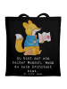 Mr. & Mrs. Panda Shopping Tasche Architekt Herz mit Spruch in Schwarz