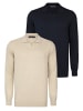 Felix Hardy Pullover in Beige-Navy