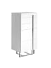 Angel Cerdá Chiffonier 7018 in Weiß / Stahl – (B)60 x (H)120 x (T)45 cm