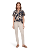 Betty Barclay Schlupfbluse mit Kragen in Dark Blue/Brown