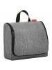 Reisenthel cosmetics toiletbag XL - Kulturbeutel 28 cm (summerstripes black) in twist silver