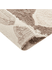 Beliani Kurzflor SINOP in Braun/Beige - (W) 160 x (H) 1.5 x (L) 230 cm