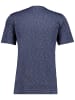 Ragman Softknit T-Shirt space dye in Blau