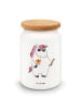 Mr. & Mrs. Panda Zuckerdose Einhorn Woodstock ohne Spruch in Weiß