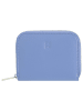 DuDu Hokkaido Geldbörse Leder 10 cm in pastellblau