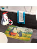 Mr. & Mrs. Panda Badteppich Pinguin mit Kind Design mit Spruch in Weiß
