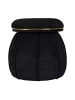 Kayoom Hocker Corin in schwarz - gold