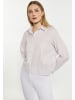 DreiMaster Maritim Bluse in Helllila Wollweiss