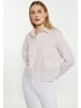 DreiMaster Maritim Damen Bluse in Helllila Wollweiss