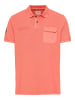 Camel Active Piqué Poloshirt aus zertifiziertem Organic Cotton in Rot-Orange