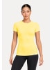 SMILODOX T-Shirt Seamless Lyana in Gelb