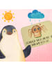 Mr. & Mrs. Panda Badeteppich Spinne Agathe Sandwich mit Spruch in Gelb Pastell