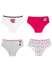 Disney 4er Pack Disney Minnie Mouse Panty in Mehrfarbig