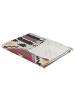 Beliani Kuscheldecke NAGAON in Bunt/Schwarz/Braun - (W) 130 x (H) 1 x (L) 180 cm