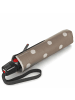 Knirps T.200 M Duomatic - Taschenschirm Regenschirm (bordeaux) in dot art taupe