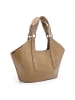 FREDs BRUDER Whipstitch Soul Shopper Tasche Leder 45 cm dark sand