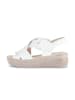 Gabor Plateau Sandalen in creme