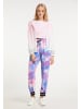 myMO ATHLSR Damen Windbreaker in Weiss Rosa