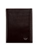 Golden Head Capri Geldbörse RFID Schutz Leder 8 cm dunkelbraun