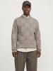 Jack & Jones Strickpullover in Greige