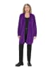Ulla Popken Strickjacke in dunkles violett