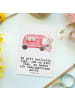 Mr. & Mrs. Panda Postkarte Bär Camper mit Spruch in Weiß