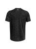 Under Armour Tech Textured SS in Schwarz