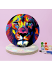 ARTNANAS 
PVC-Tischset Malen nach Zahlen 6er Set-"Pop Tier" 20cm