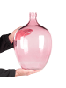 Beliani Blumenvase ROTI in Rosa - (W) 29 x (H) 39 x (L) 29 cm