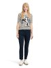 Betty Barclay Basic Shirt mit Print in Beige/Dark Blue