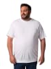 Men Plus Kurzarm T-Shirt in schneeweiß