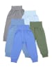 Baby Pumphose 5er Pack in khaki/blau