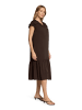 CARTOON Casual-Kleid mit Flügelärmeln in Dunkelbraun