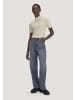 Hessnatur Hessnatur Mock-Neck Shirt Slim aus Bio-Baumwolle in naturweiss