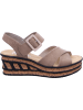 rieker Keilsandalette in beige